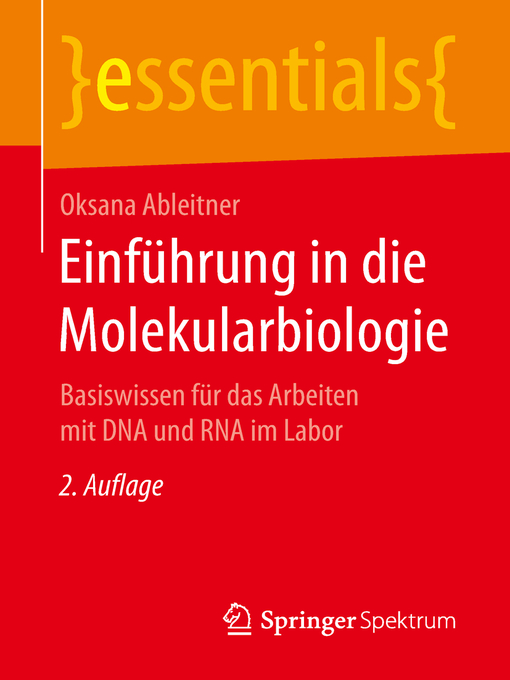 Title details for Einführung in die Molekularbiologie by Oksana Ableitner - Available